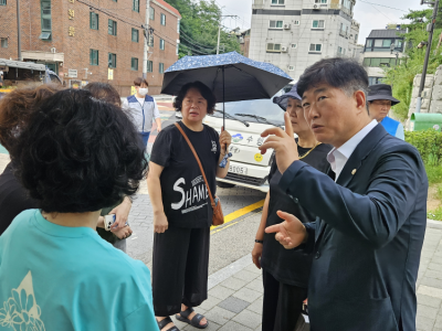 노원구의회 김경태 부의장,  생활쓰레기 무단투기·해충문제 해결 위해 현장점검